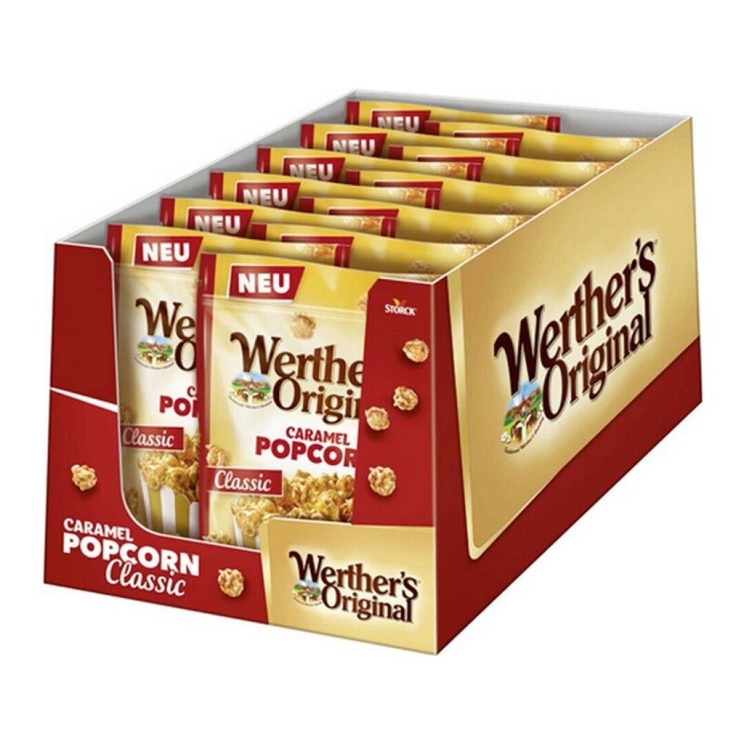 POPCORN Werther’s CARAMEL ***Accion 10+2uds*** Palomitas