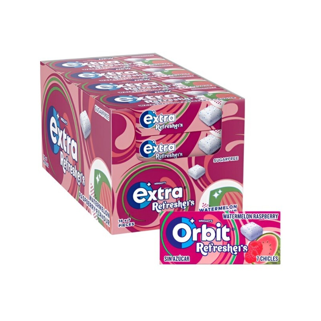 ORBIT BOTE REFRESH 30 Grageas SANDIA FRAMBUESA 6uds.- Sin categorizar