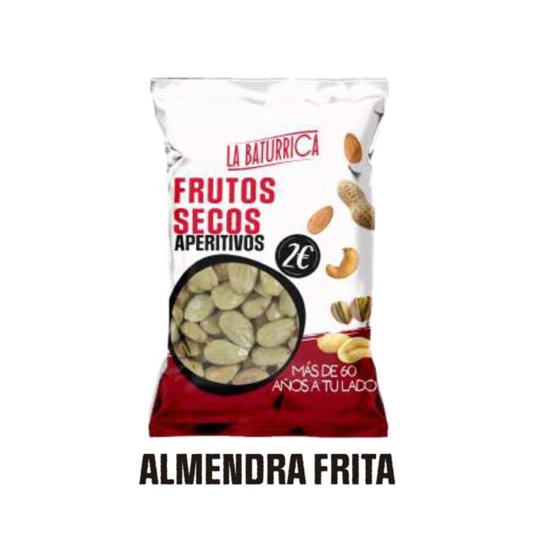Baturrica PVP 2€  Almendra Frita 80grs  **12uds** Frutos Secos