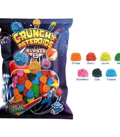 BURMAR Moras Surtidas Crunchy Asteroides 1kg Golosinas grageadas