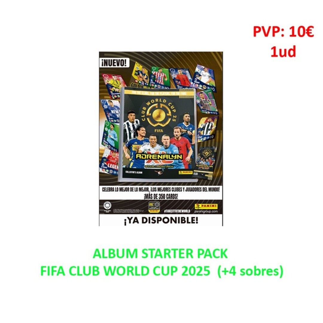 Pan. ALBUM FIFA CLUB WORLD CUP ADRENLYN PVP 10€ 1ud Coleccionables