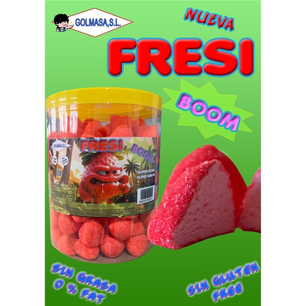 FRESI BOOM **ACIDA** GOLMASA  150uds.- MARSHMALLOW