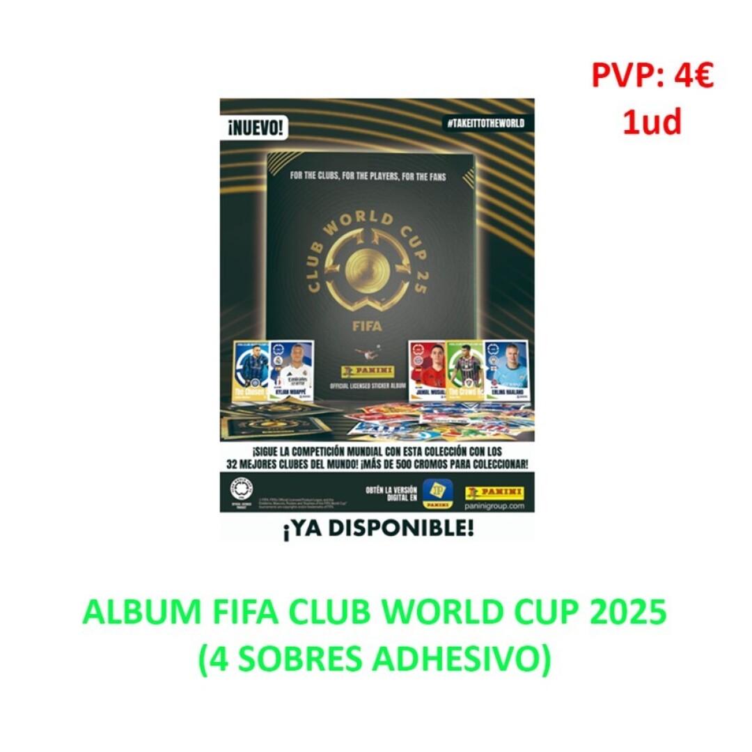Pan. ALBUM FIFA CLUB WORLD CUP **Adhesivo** PVP 4€ 1ud Sin categorizar