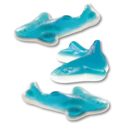 Trolli Tiburones **Azules** 1Kg.- Golosinas brillo