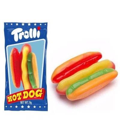 Trolli HOT DOG Bote 60 uds.- Golosinas en Estuches