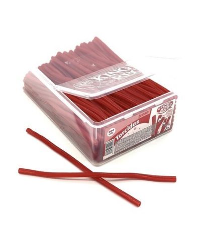 KR TORCIDAS FRESA Regaliz  2KG  200 uds REGALIZ BRILLO