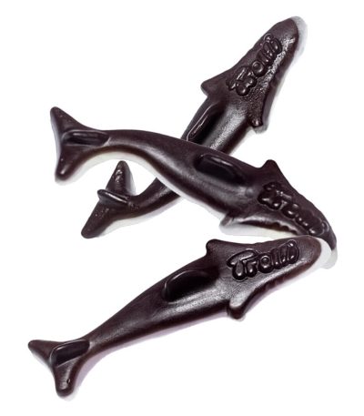 Trolli ORCAS NEGRAS BRILLO Hall B/1kg. Golosinas brillo