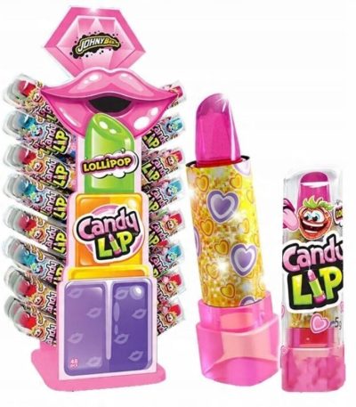 SH Expositor Candy Lips Pintalabios 30grs 48uds Juguetes con Golosinas
