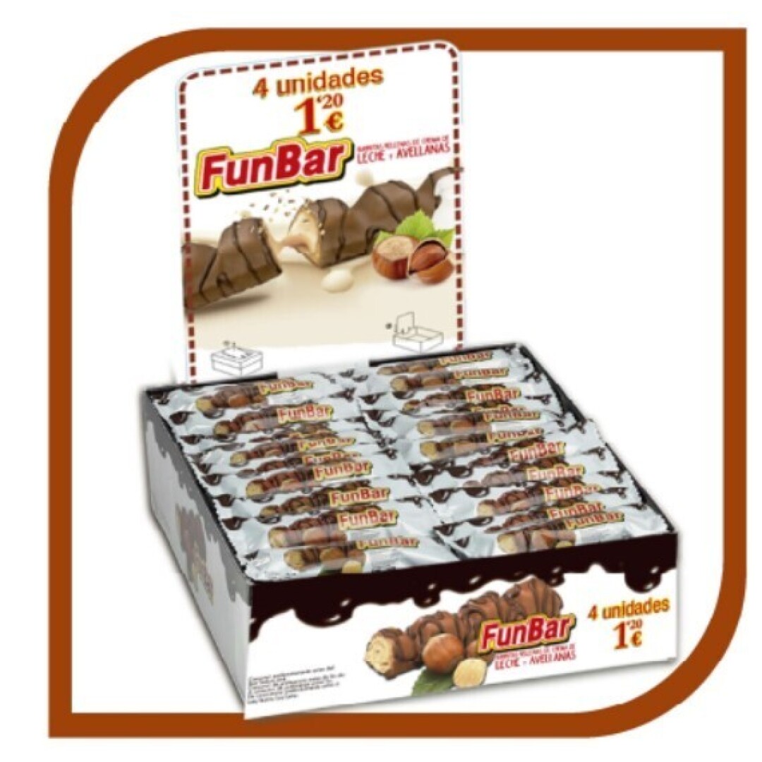 Don Juan FUNBAR Snack Choco 4udsx1.20€ 104uds Galletas y Cereales