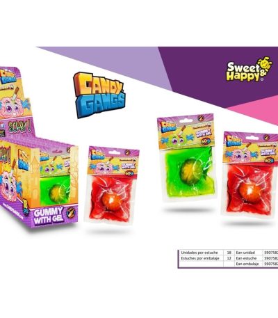 SH Halloween BRAINER SCARY Sesos Liquidos 60grs 18uds Golosinas en Estuches