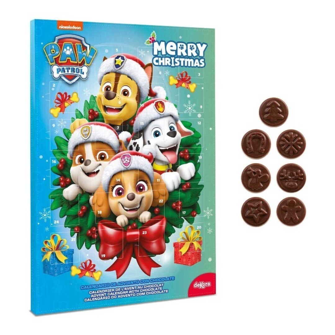 Dekora Calendario Adviento Paw Patrol (C.24) 1ud NAVIDAD