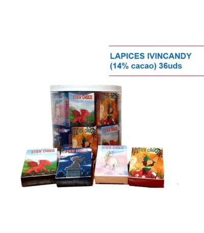 Nav. Ivincandy LAPICES (14% Cacao) 36uds Chocolatinas