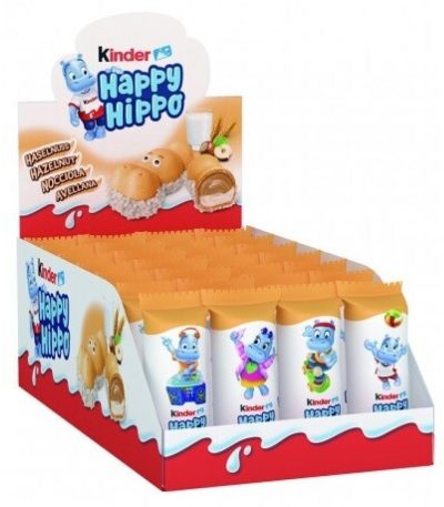 Kinder Happy Hippo Avellana C/28uds.- Galletas y Cereales